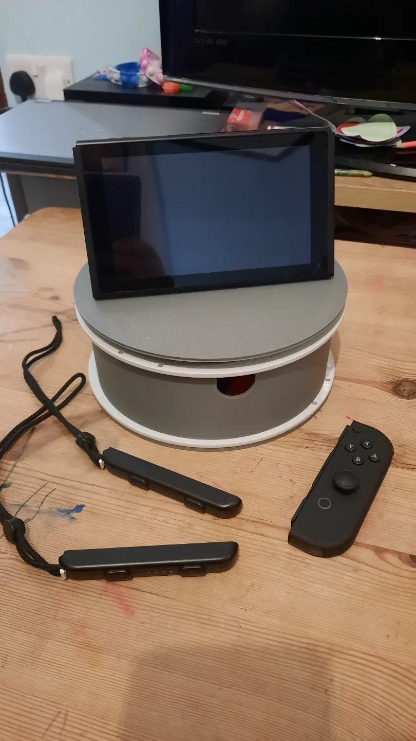 Rotating Mini Monitor Riser Using Bambu Spool by DiceBox Hobby - MakerWorld