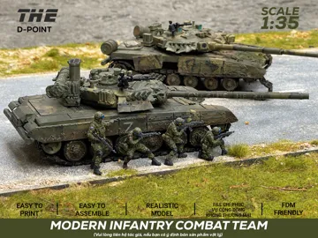 Figura decorativa: Modern Infantry Combat Team | 1:35 Scale Figures — vista de referencia 3