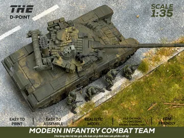 Figura decorativa: Modern Infantry Combat Team | 1:35 Scale Figures — vista de referencia 4