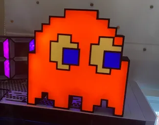 PacMan Ghost Lightbox (Color Customizable)