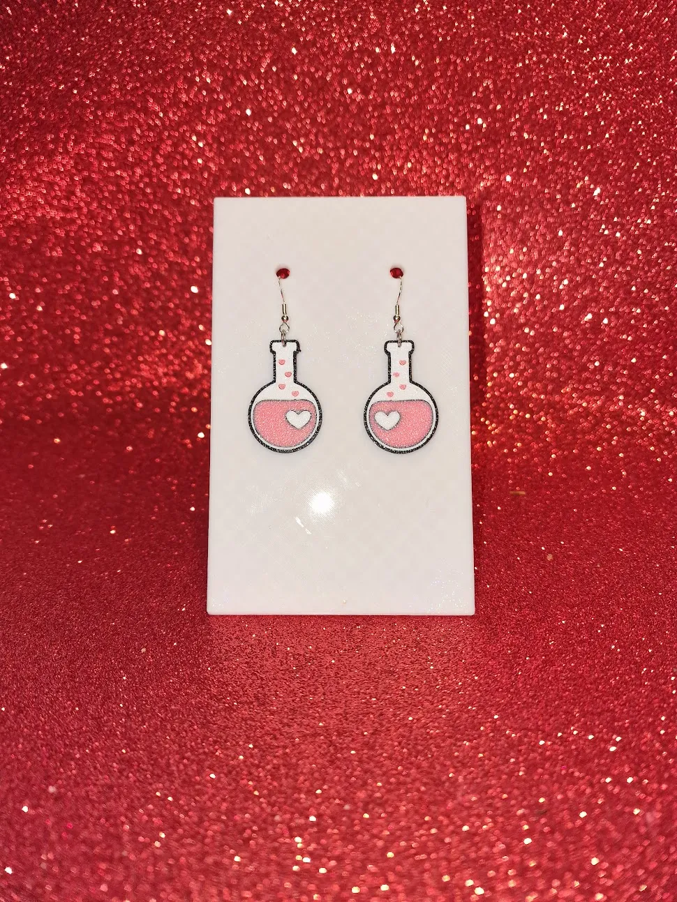 Love potion earrings view 2