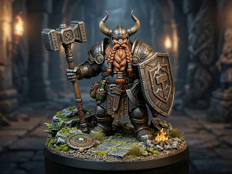 Dwarf Warrior for DnD