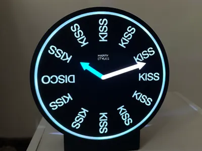 Harry Styles Clock Lightbox