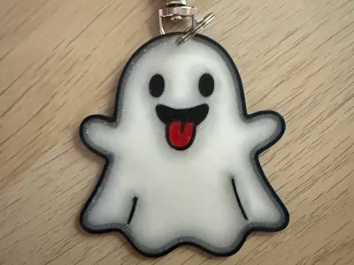 SIlly Ghost Keychain