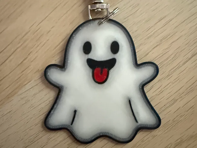SIlly Ghost Keychain
