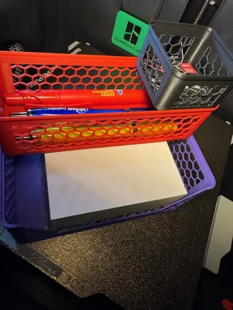 Desk organizer / Stackable boxes - Free 3D Print Model - MakerWorld