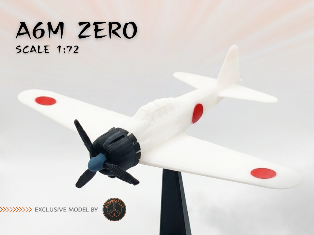 Mitsubishi A6M ZERO - 1:72 Scale Model