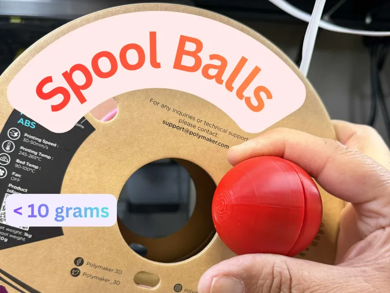 Spool Balls - Weighted balls to prevent spool jump