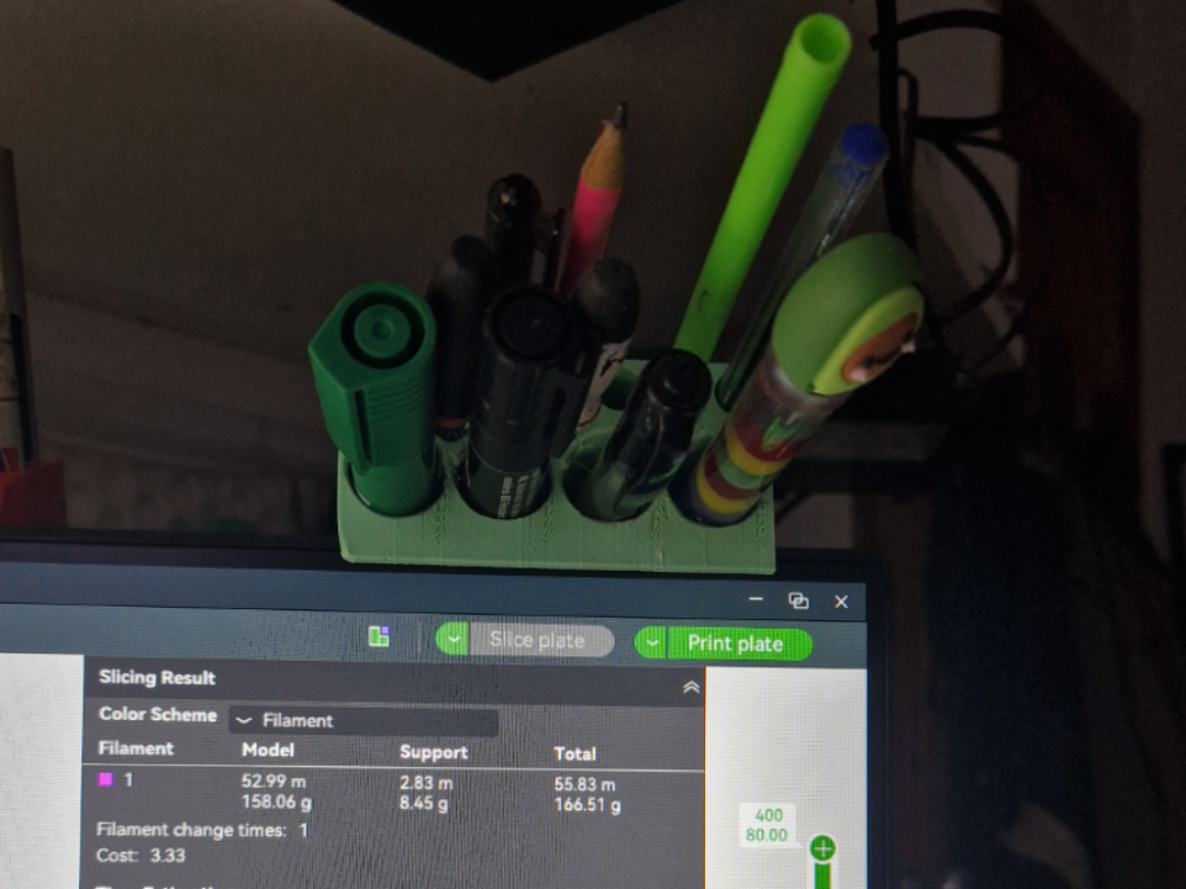 monitor pencil holder, organizer with storage