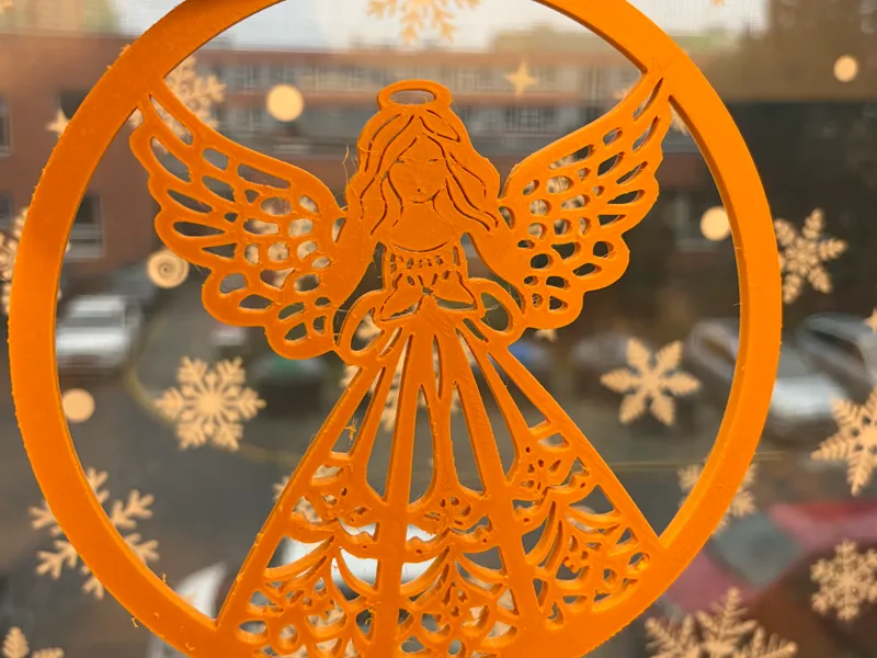 Angel Ornament – 3D Printed
