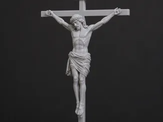 Crucifixo 3D – 20 cm | Alta definição (bico 0.2mm)