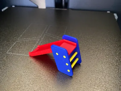 slide for cake topper or doll house
