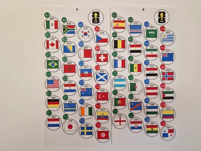 FIFA World Cup 2026 Keychain with Board