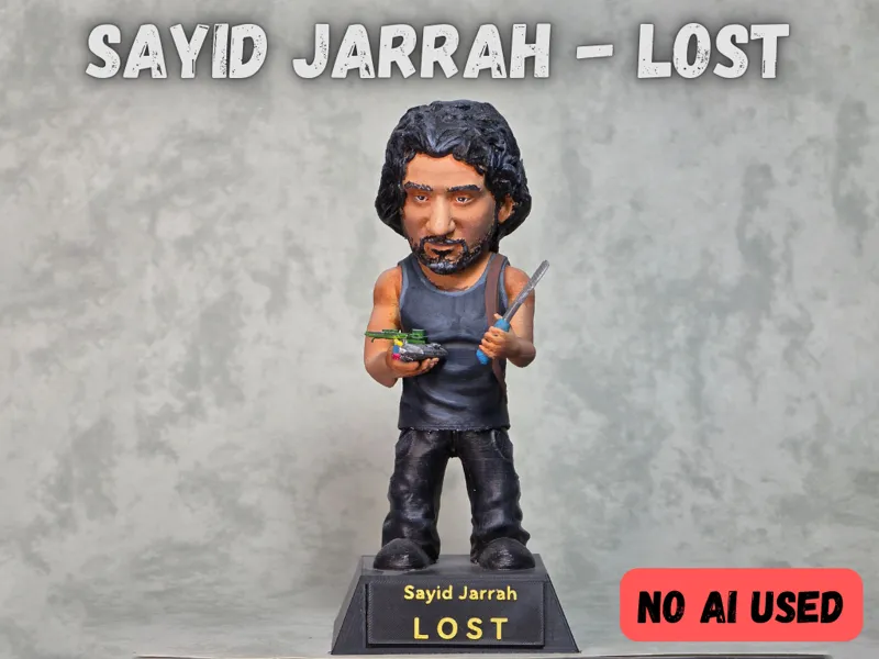 Sayid Jarrah - Lost Figurine/Action Figure