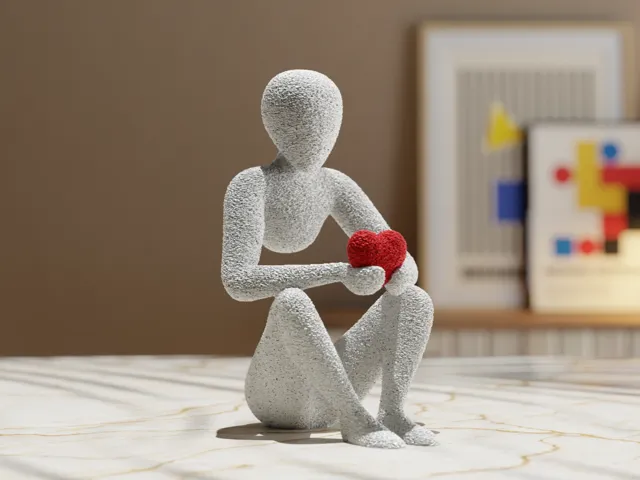 NOBody - Love's Embrace: A Minimalist Sculpture