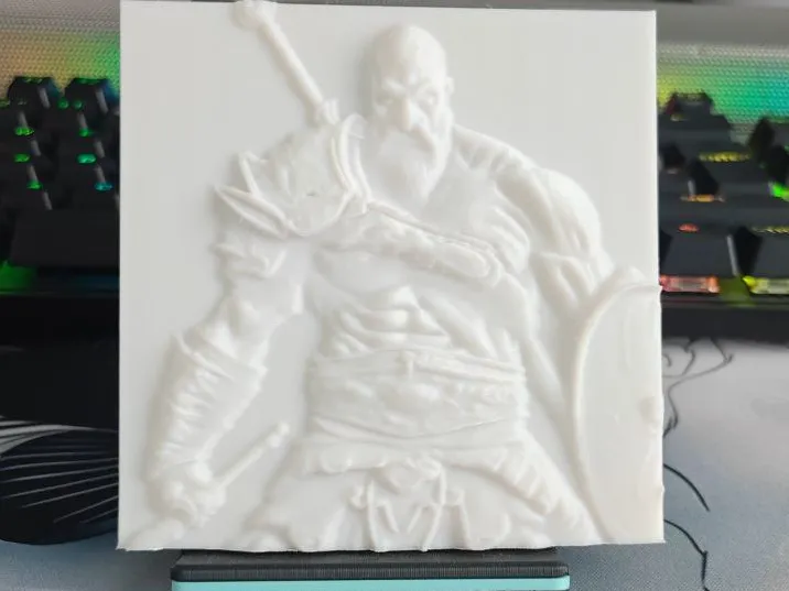 god of war relief sculpture