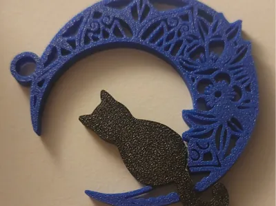 Moon Cat Pendant