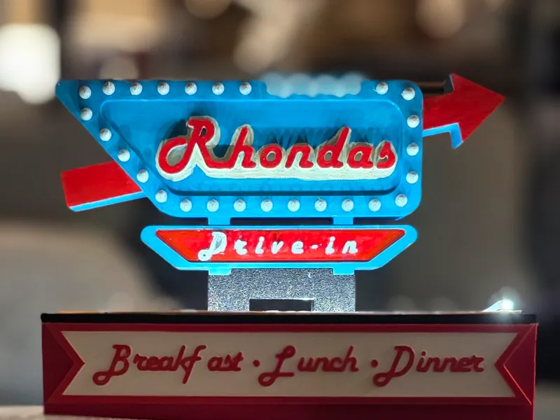 1/64 Retro Drive in Sign