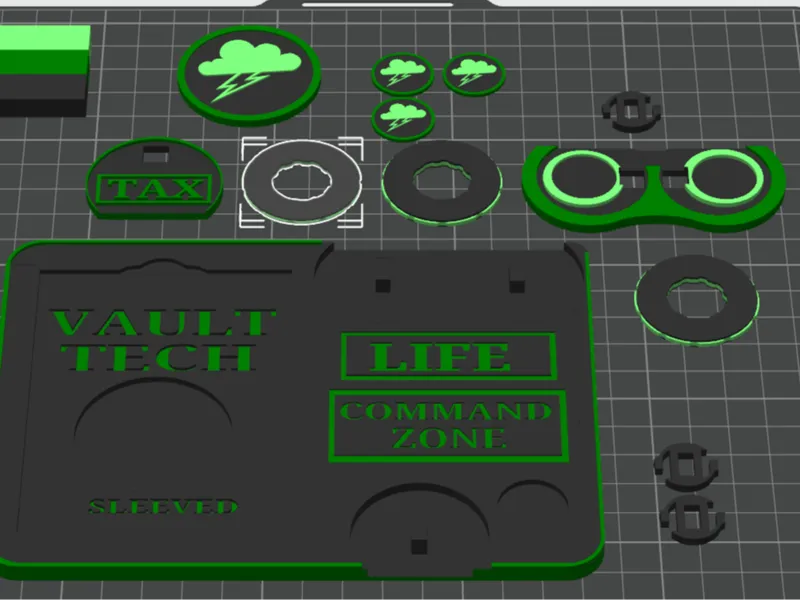 command zone plate storm theme