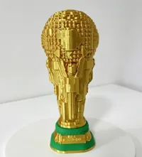 Trophée Coupe du Monde en briques — photo 3