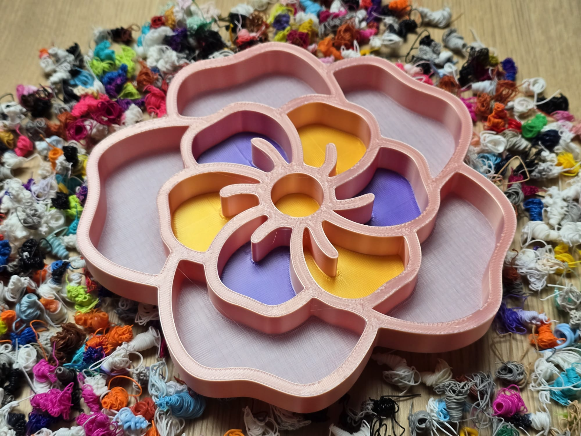 Spring Flower Sensory Montessori Tray