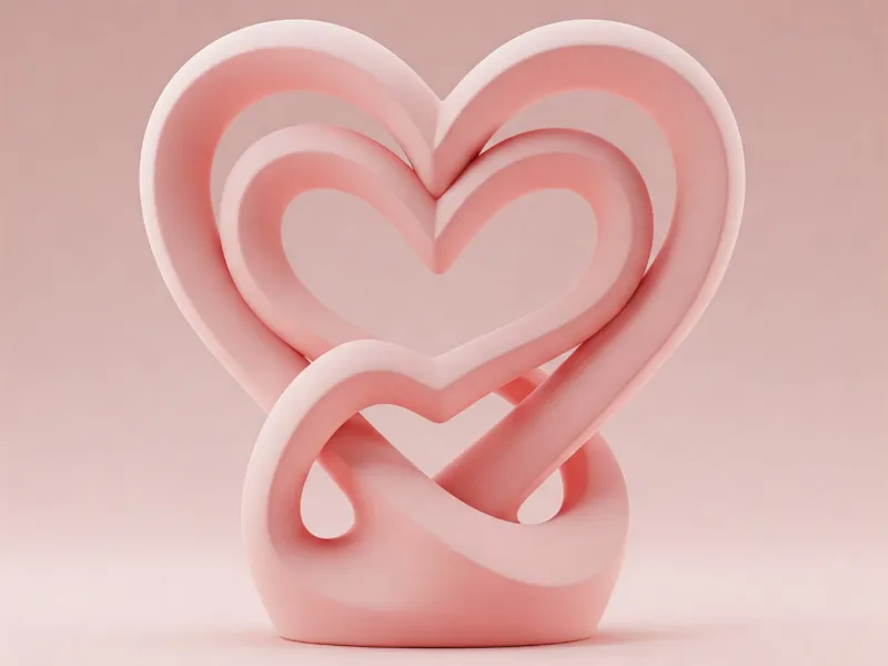 Heart sculpture