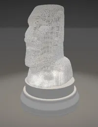 Lampe statue Moaï — photo 2