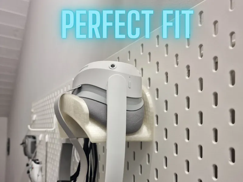 Ikea skadis VR headset holder (Pico 4)