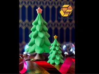 Christmas Tree Vintage Shape