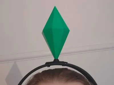 The Sims Plumbob Headphone/Headband Attachment