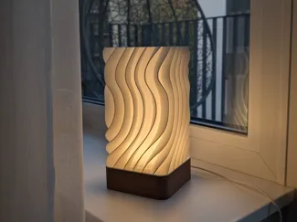 Wavy Lamp -E27 & LED Lamp Kit