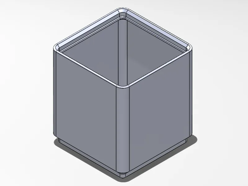 Bac Gridfinity 1x1 haute contenance