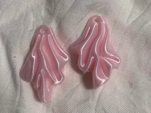 立体褶皱耳环