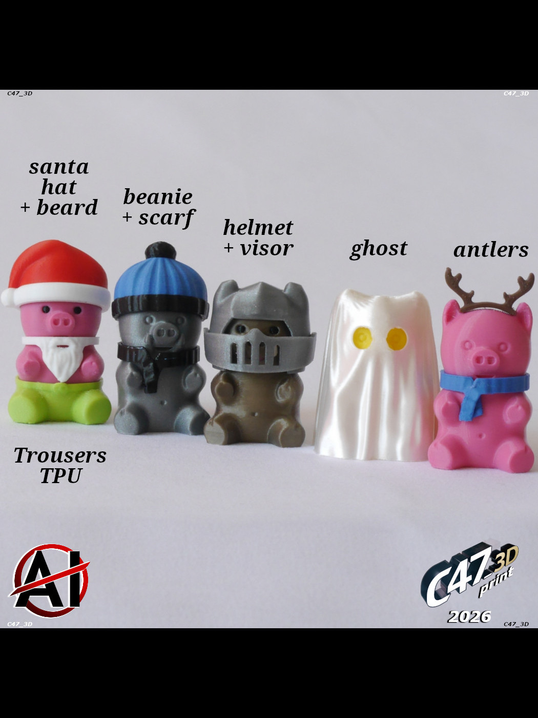 Miniatura 3 do modelo 3D Piggy Set