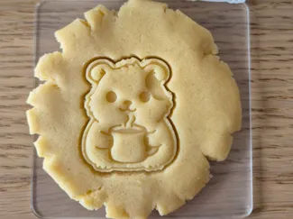 Kawaii Guinea Pig Mug Cookie Cutter & Stamp