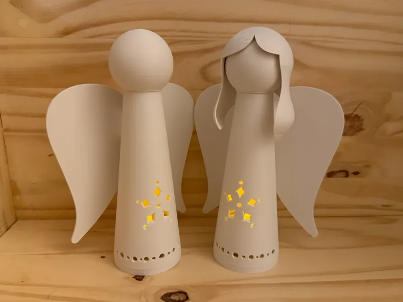 Minimalist Christmas Angel LED Decoration