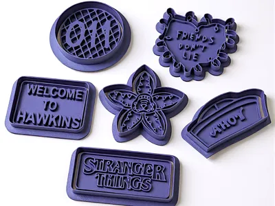 Stranger Things Cookie Cutter Pack 6 Piece