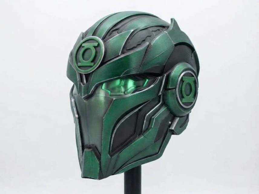 GREEN LANTERN ROBOT HELMET - 1