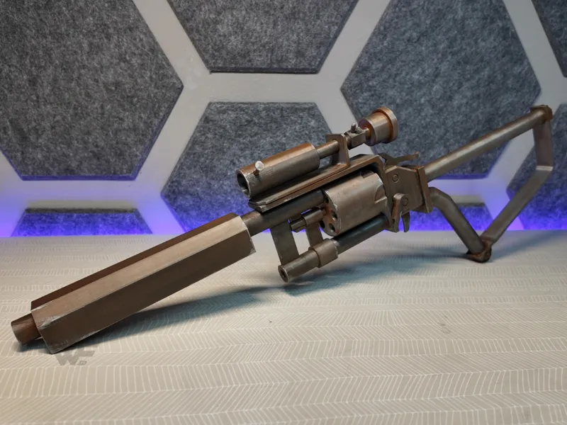 Fallout Pipe Revolver Rifle Cosplay Prop Replica