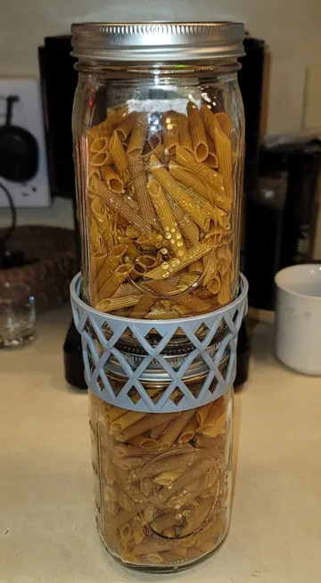 Estante o repisa: Wide Mouth Mason Jar Stacker for Space Efficiency — vista de referencia 4
