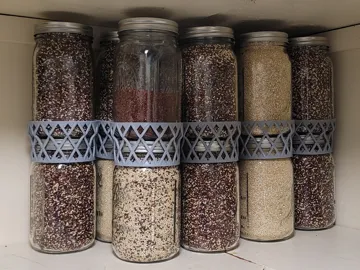 Estante o repisa: Wide Mouth Mason Jar Stacker for Space Efficiency — vista de referencia 5
