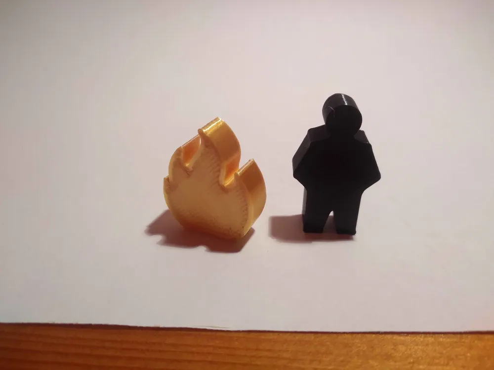 Simple fire pawn - Free 3D Print Model - MakerWorld