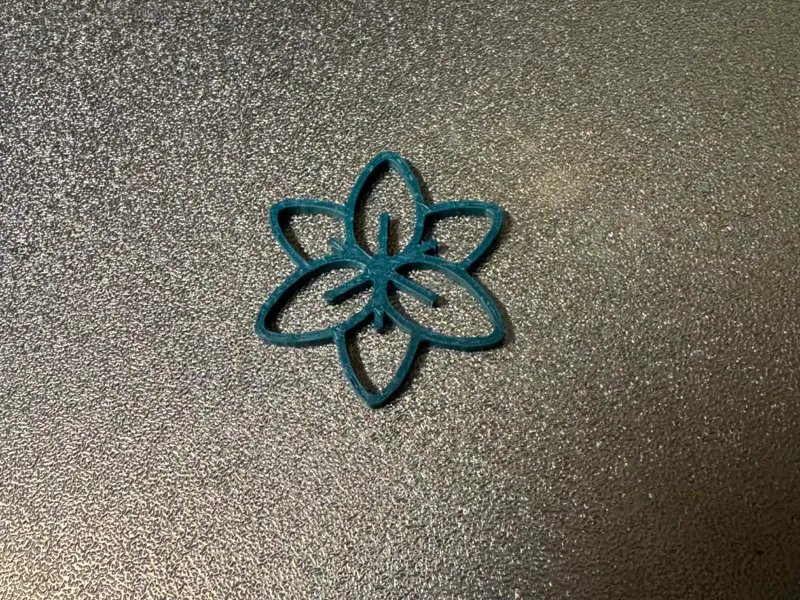 Decorative Layered Flower Model 
