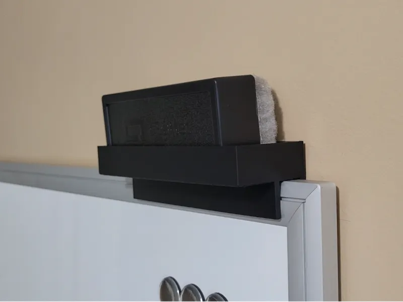 Whiteboard eraser mount