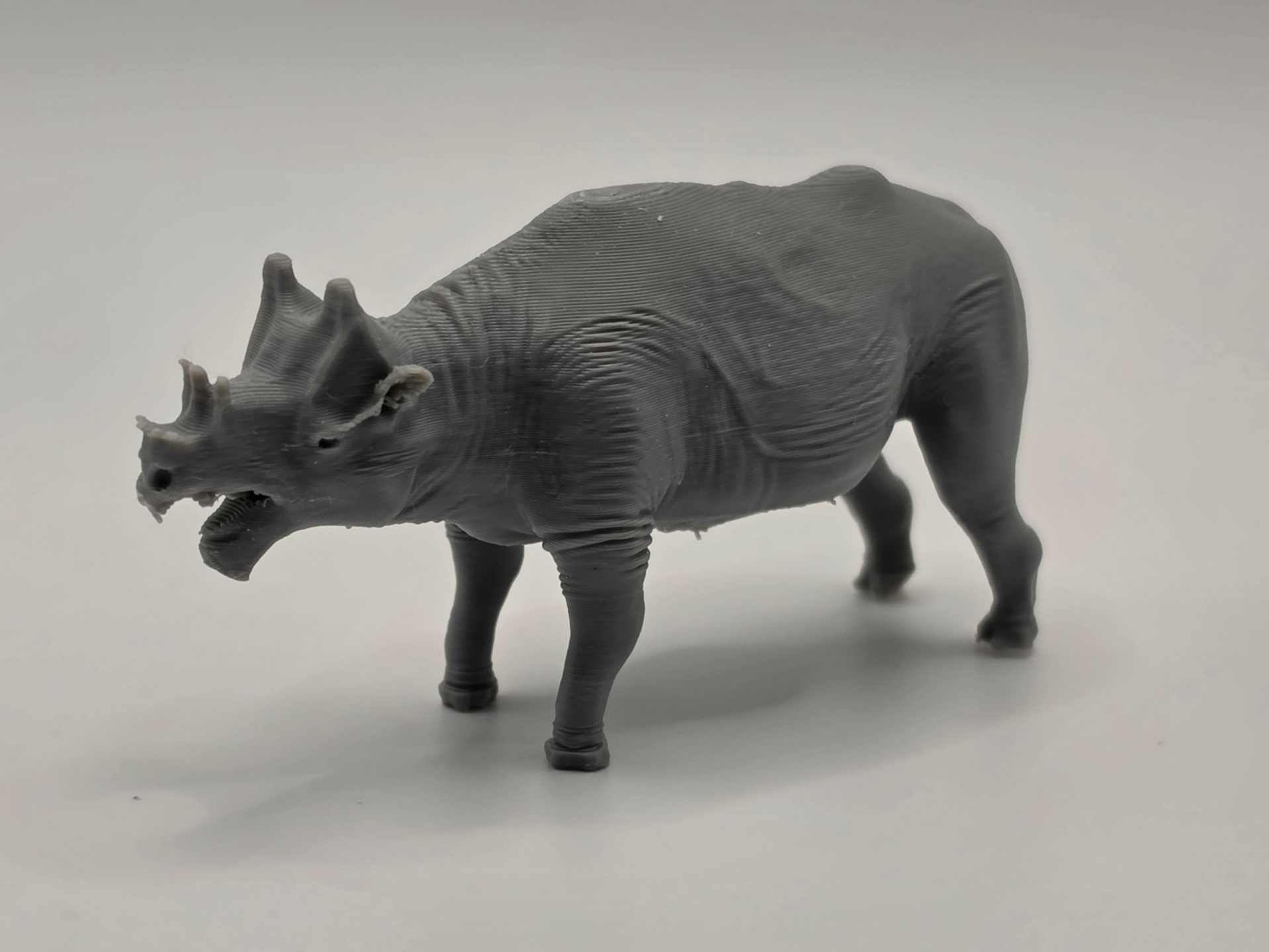 Uintatherium Standing Pose – Prehistoric Mammal