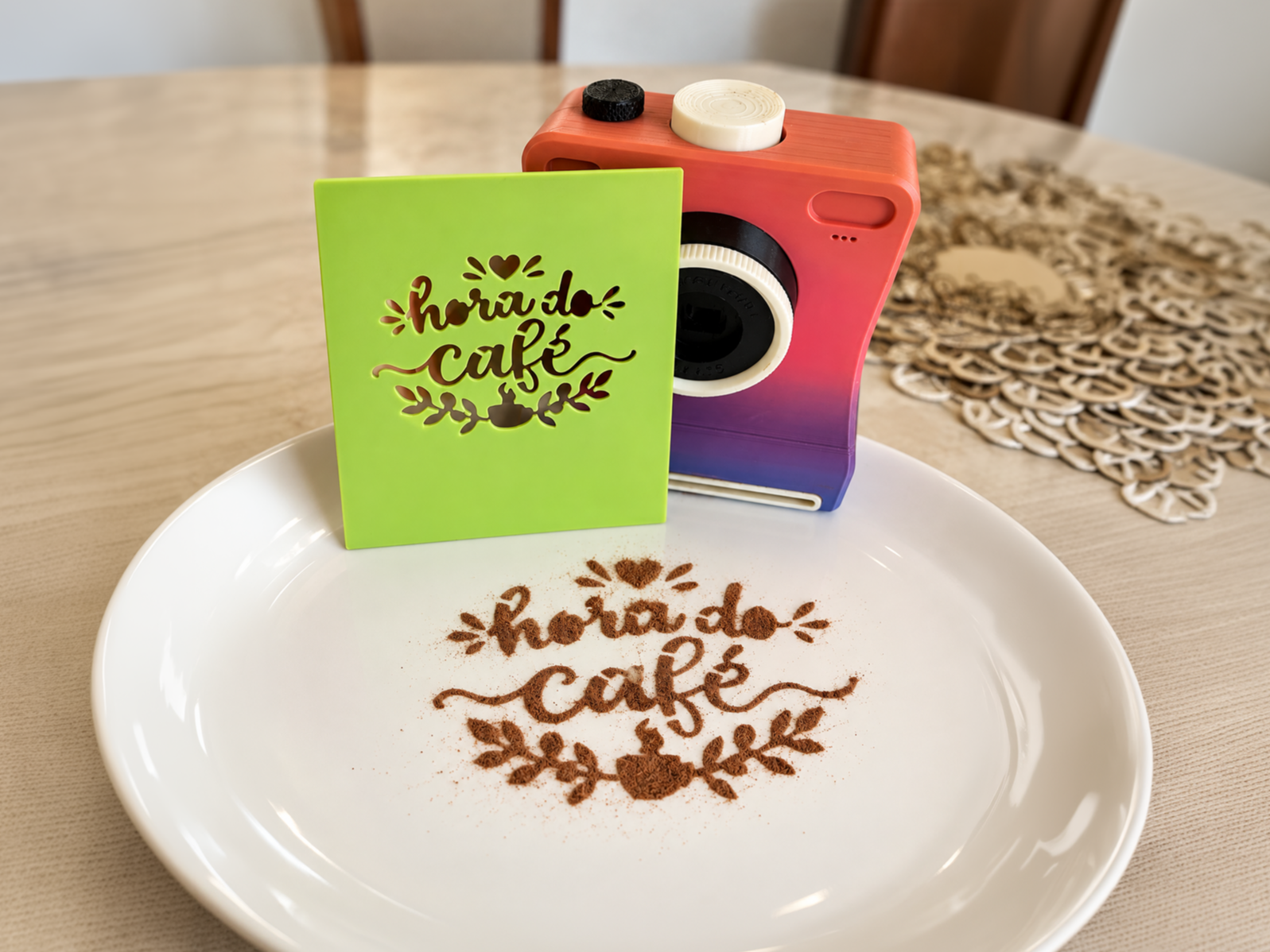 Stencil Card for the LatteShot Printer 3D model