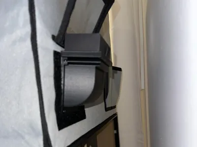 Low-Profile 90° Enclosure Air Filter Mount