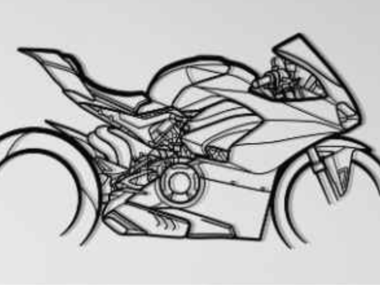 Ducati Panigale V4 S Corse Wall Art