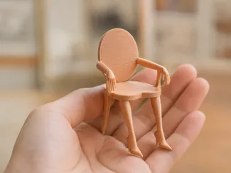The Legs Chair Dollhouse Accesories 1:12 Miniature