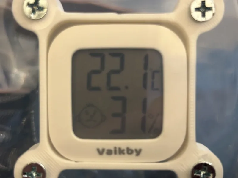 Halterung für Hygrometer (44 × 44 × 13 mm)